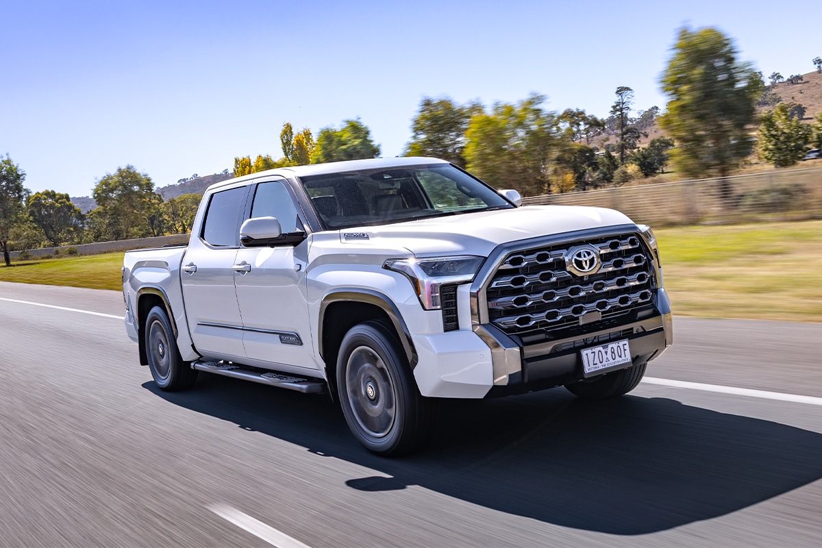 Tundra on road