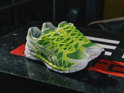 UP THERE x ASICS GEL KAYANO 20 Turns High Vis Into a Sneaker You're Allowed to Wear to the Pub