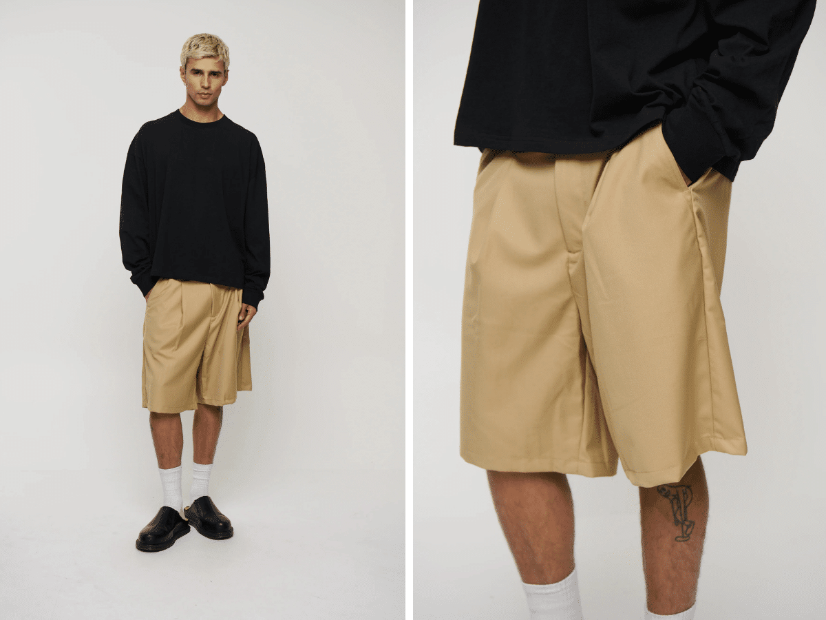 Bronze snake dom relaxed short