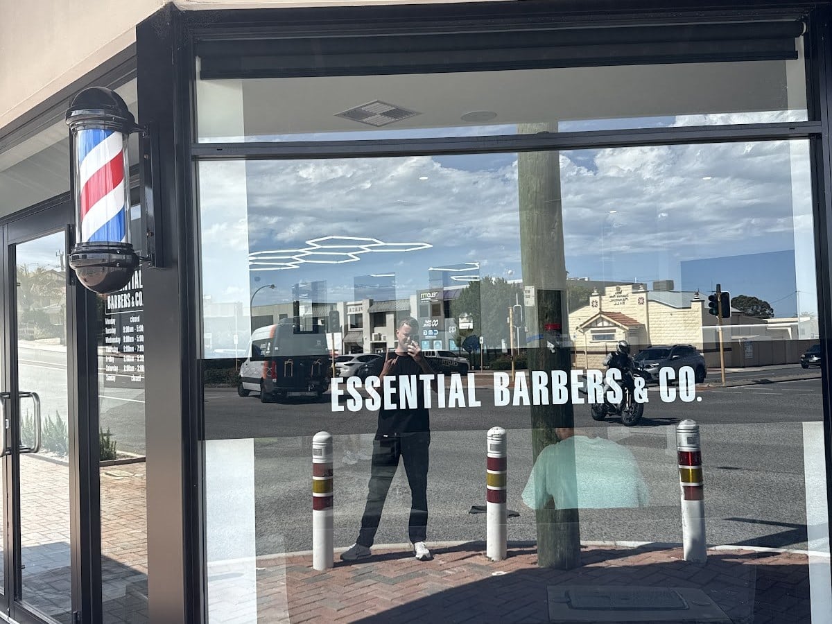 Essential Barbers & Co storefront in Osborne Park, Perth