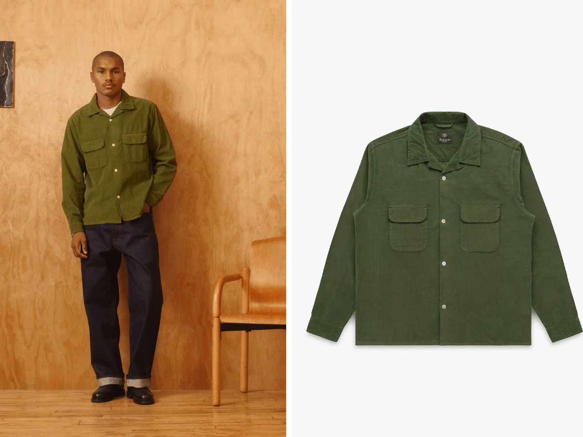 Knickerbocker penny corduroy cotton shirt