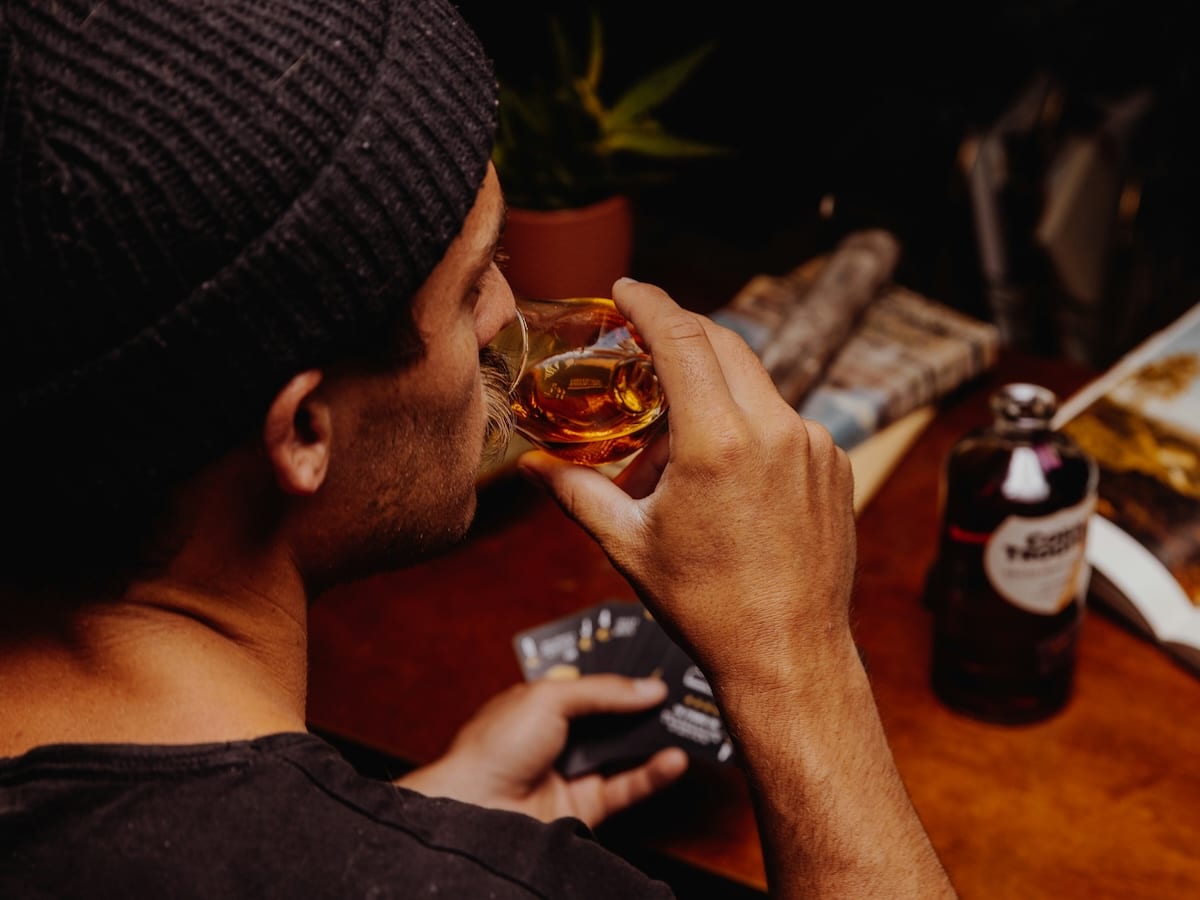 Man drinking