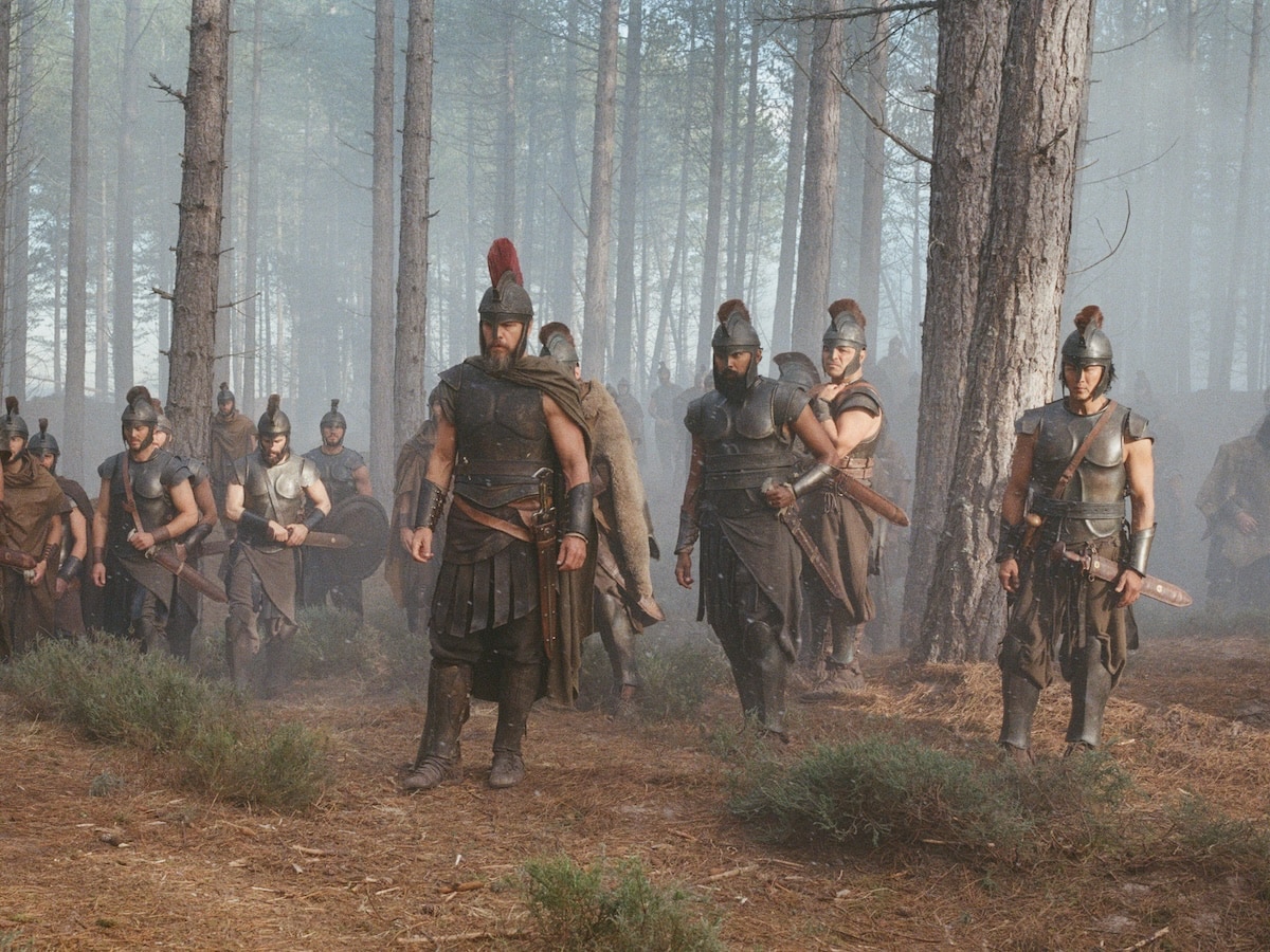 Matt damon himesh patel the odyssey