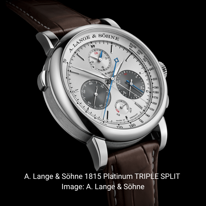 A. Lange & Söhne 1815 Platinum TRIPLE SPLIT | Image: A. Lange & Söhne