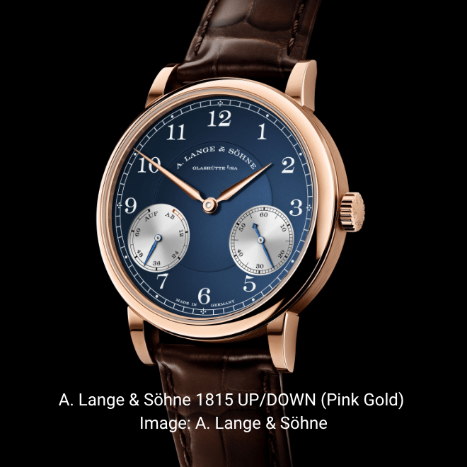 A. Lange & Söhne 1815 UP/DOWN (Pink Gold) | Image: A. Lange & Söhne