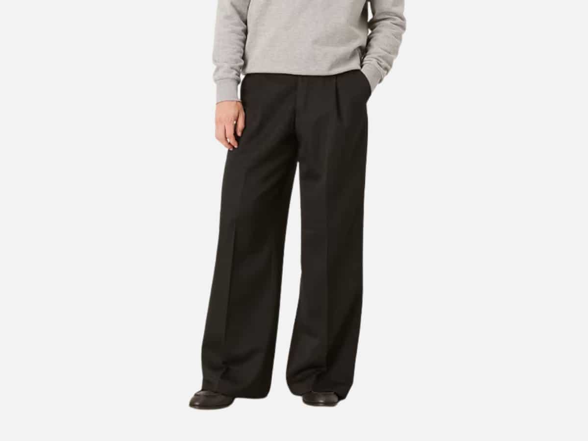 Asos smart pleated loose leg pants