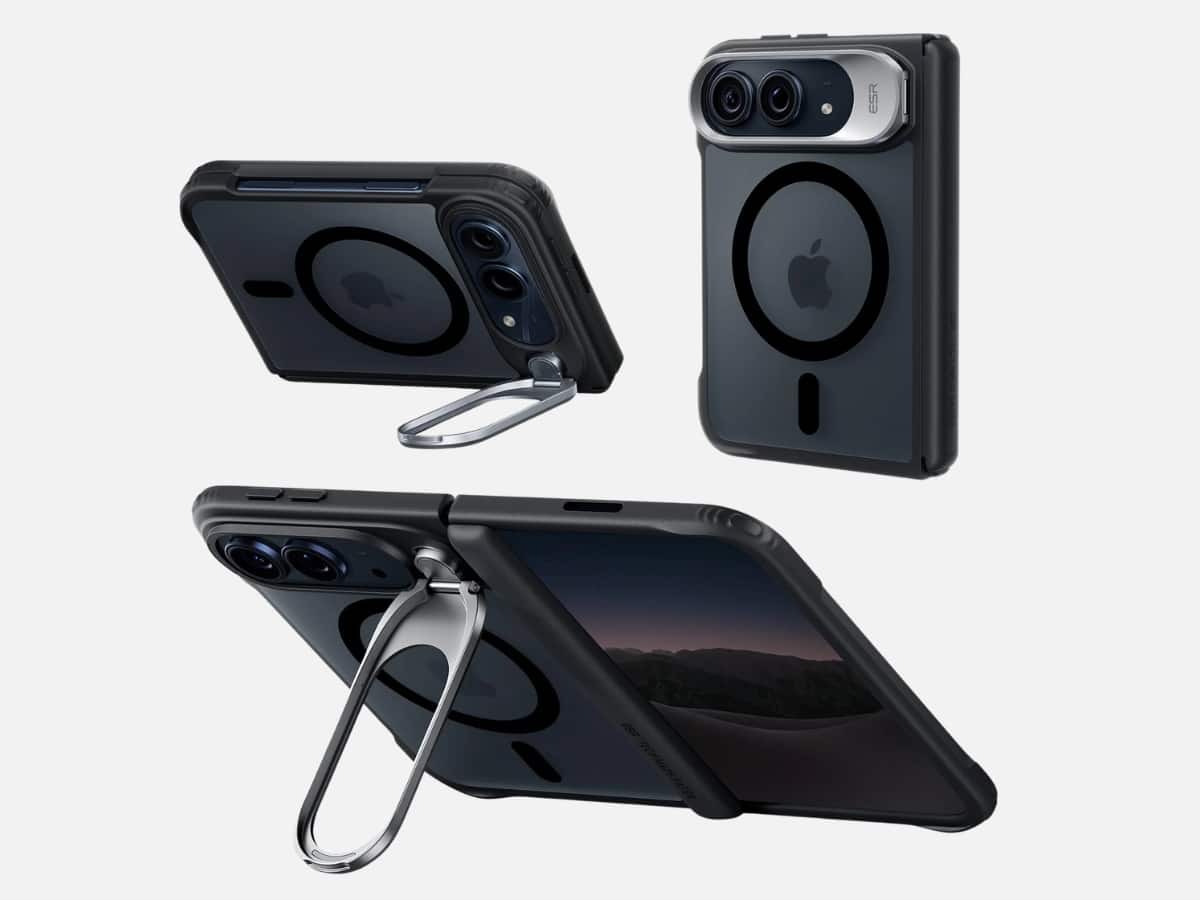 Esr iphone duo classic hybrid magnetic case with flex stand