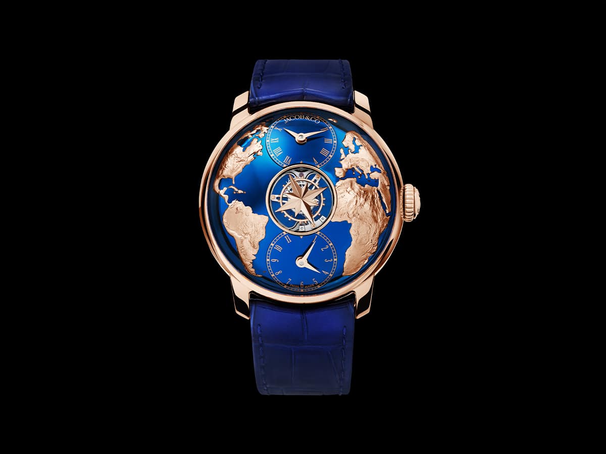 Jacob - co 'the world is yours' dual time zone tourbillon 0002 jacob - co 'the world is yours' dual time zone tourbill