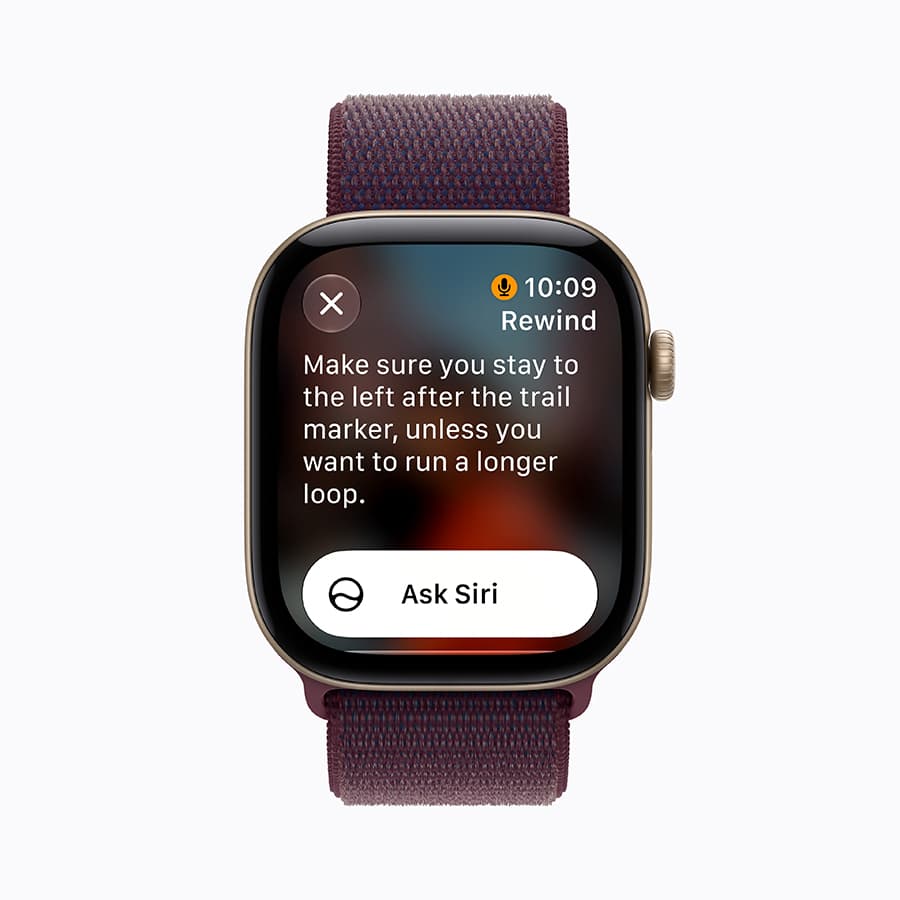 Live rewind on apple watch
