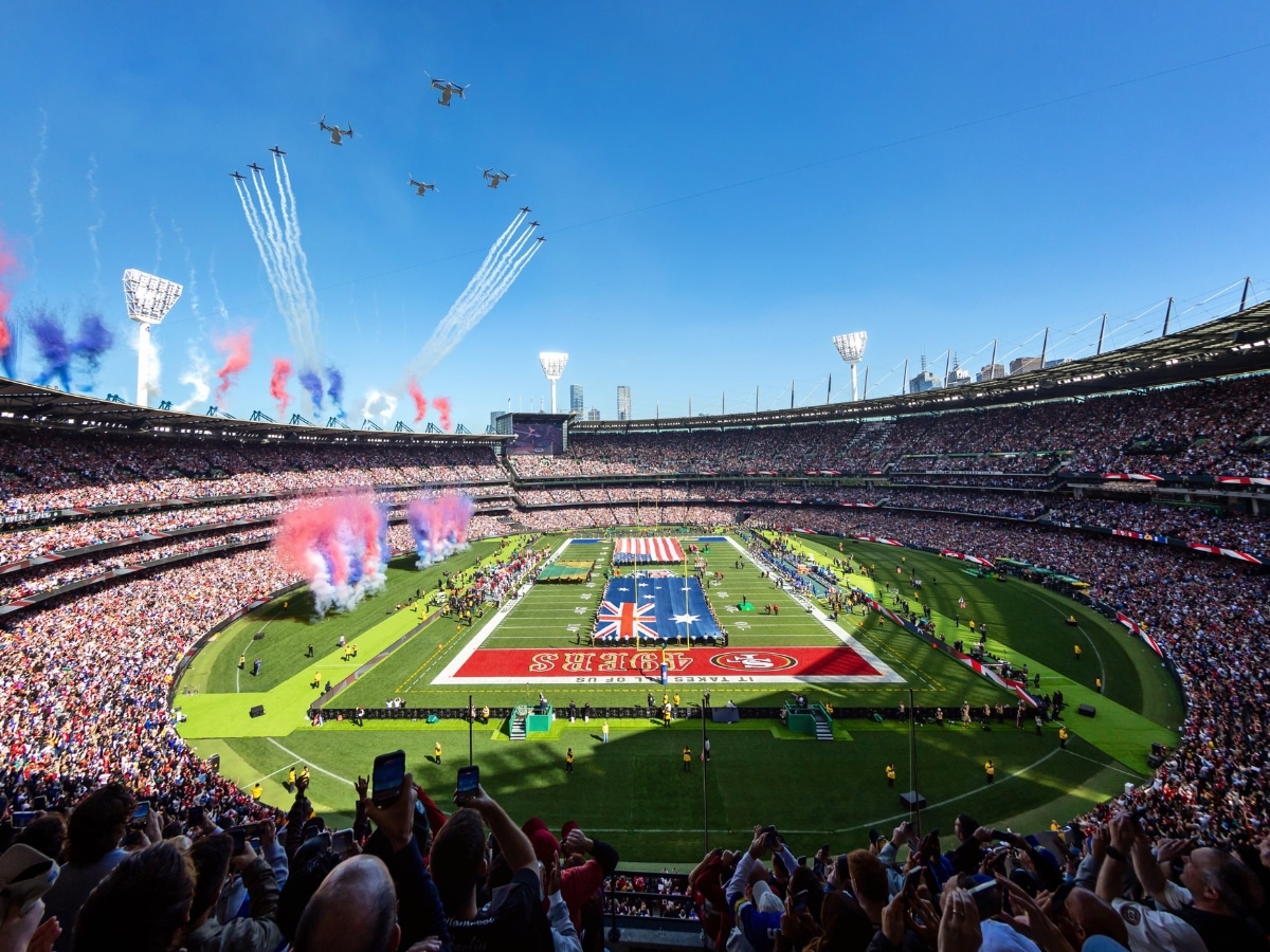 The NFL Conquered the MCG, the 49ers Won and the Jonas Brothers Sang John Farnham