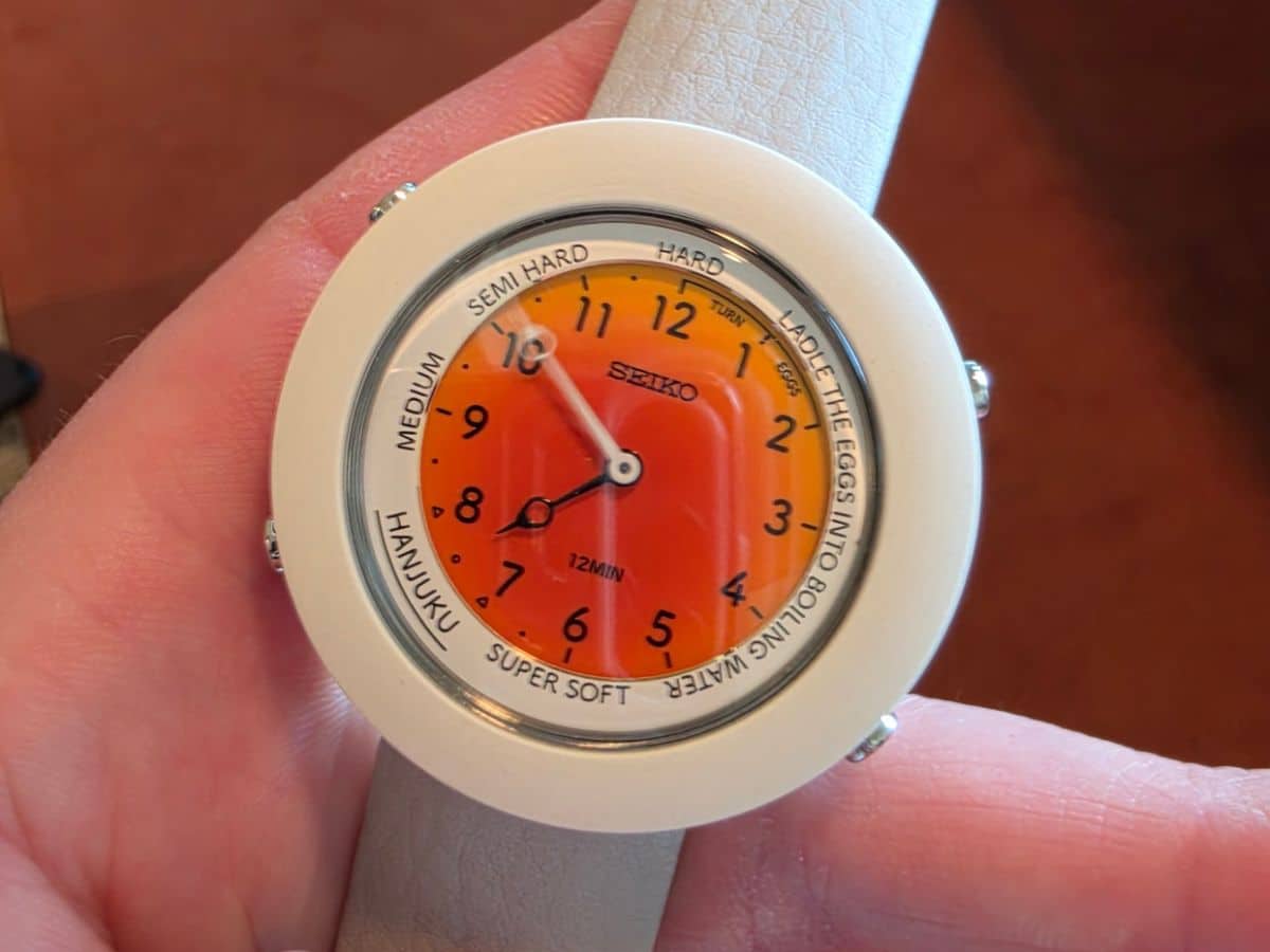 Seiko - egg boiling watch for boiled egg lovers