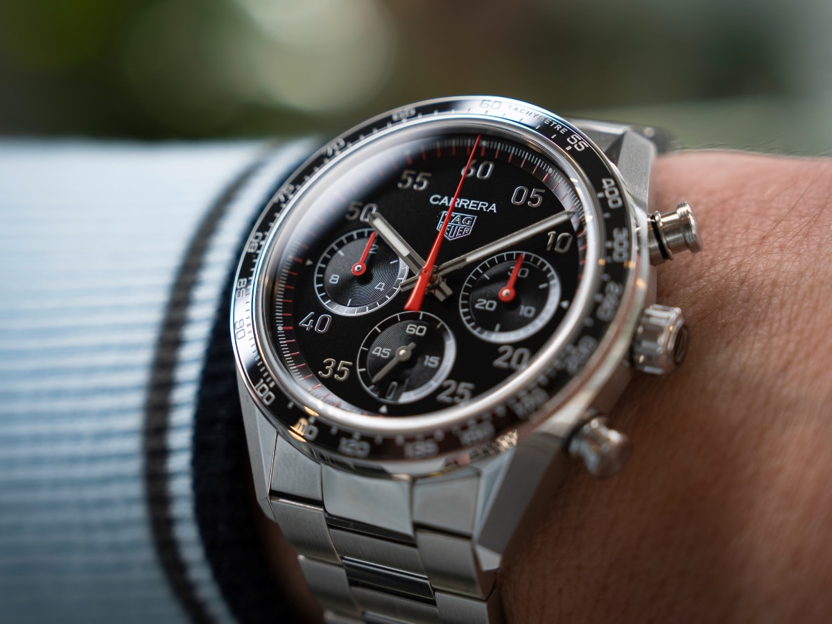 Tag heuer carrera chronograph sport black