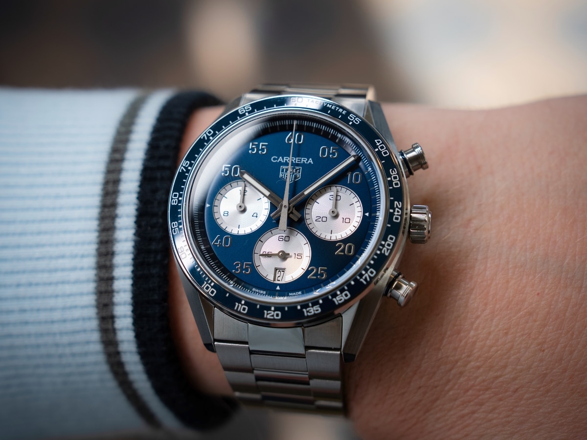 Tag heuer carrera chronograph sport blue