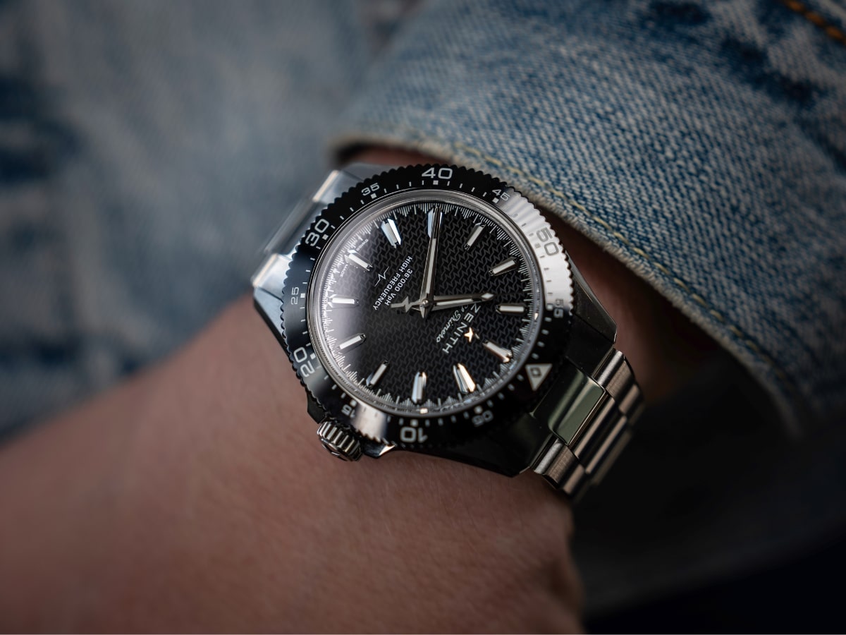 Zenith chronomaster solo sport black