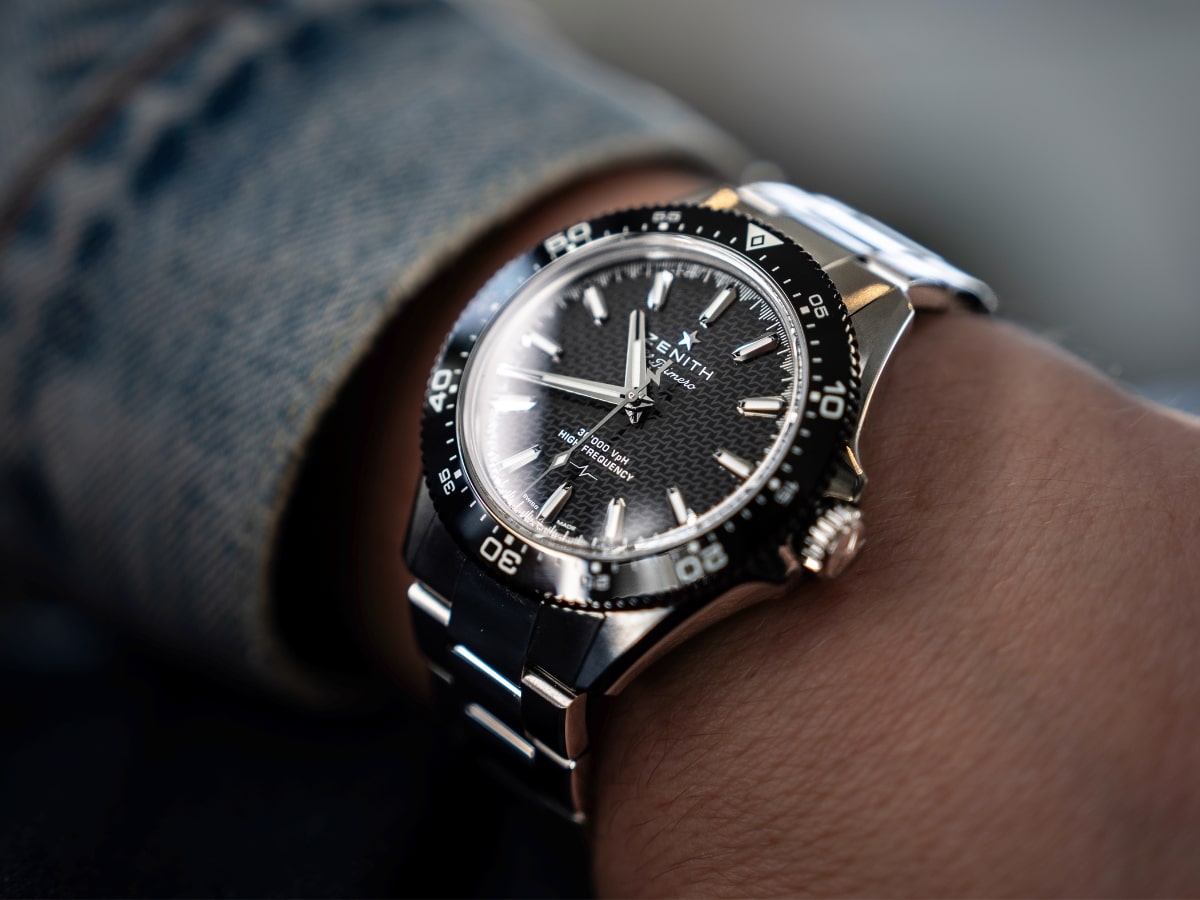 Zenith chronomaster solo sport black