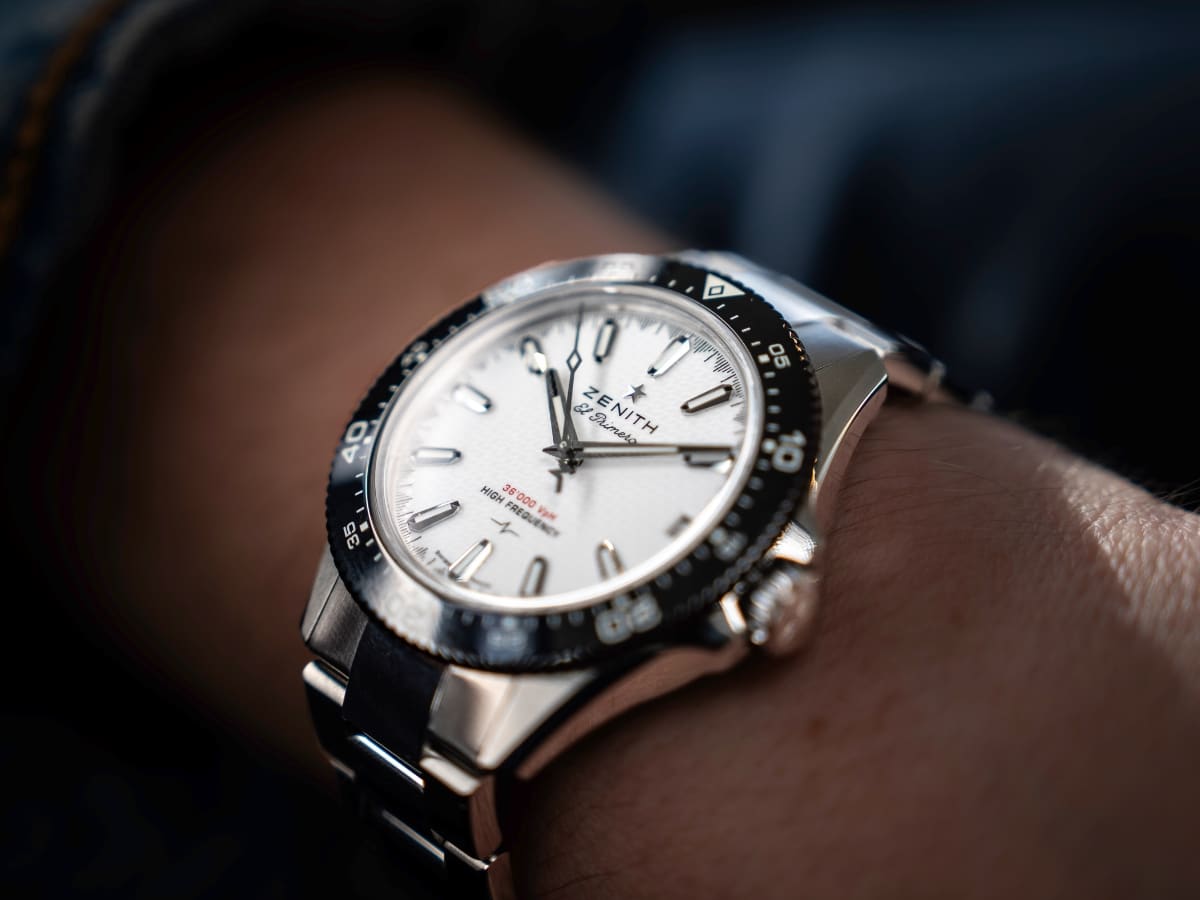 Zenith chronomaster solo sport white