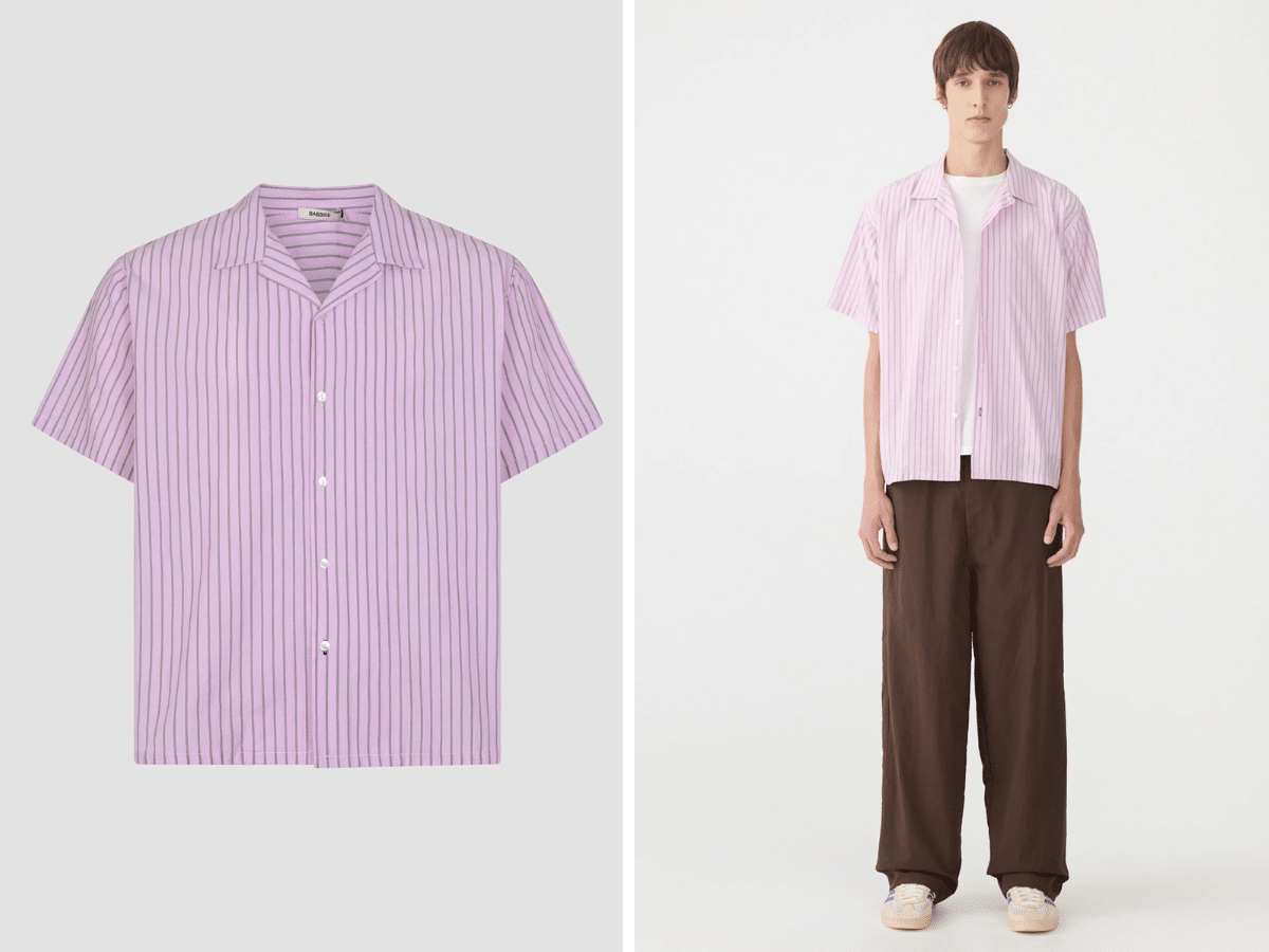 Bassike stripe vacation shirt