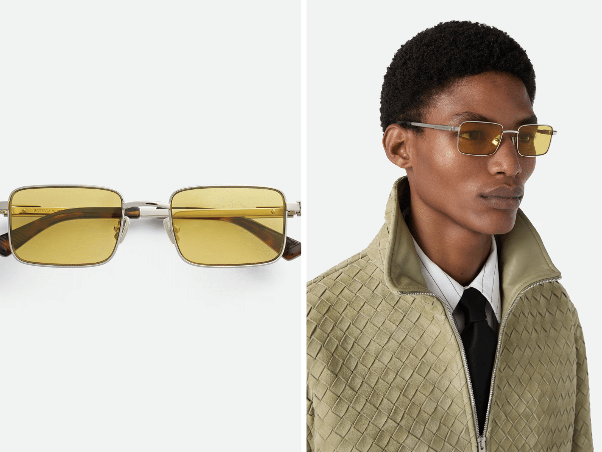 Bottega veneta classic rectangular sunglasses