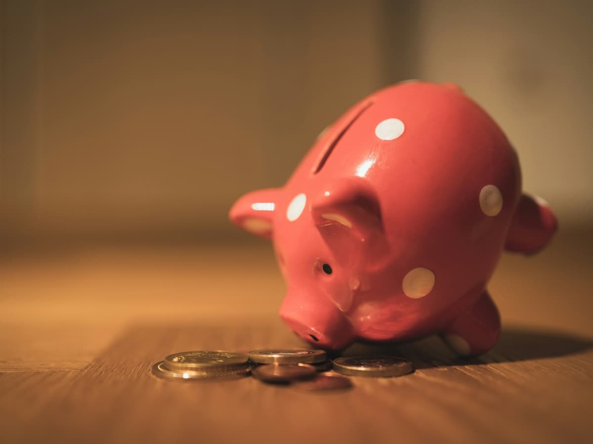 Piggy bank money superannuation