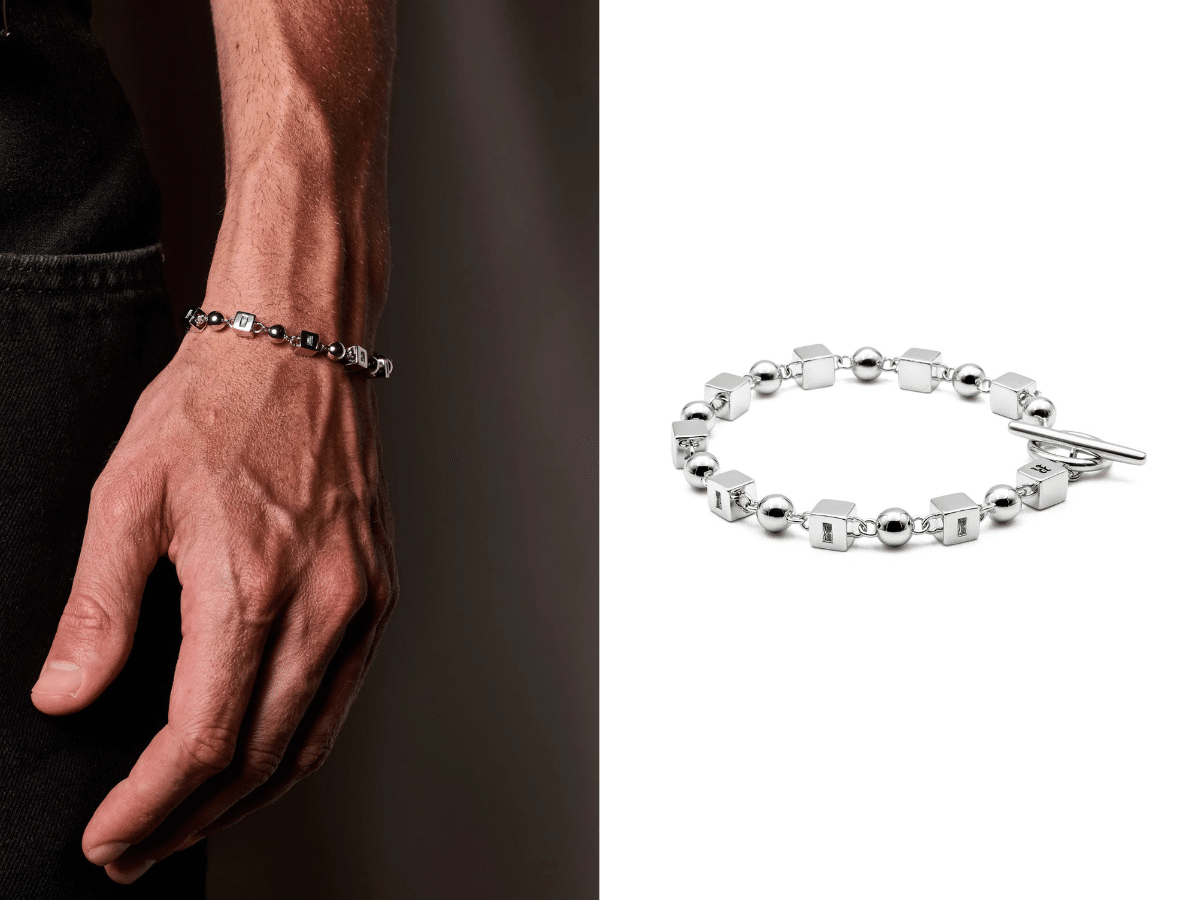 Raw ninety topaz bracelet