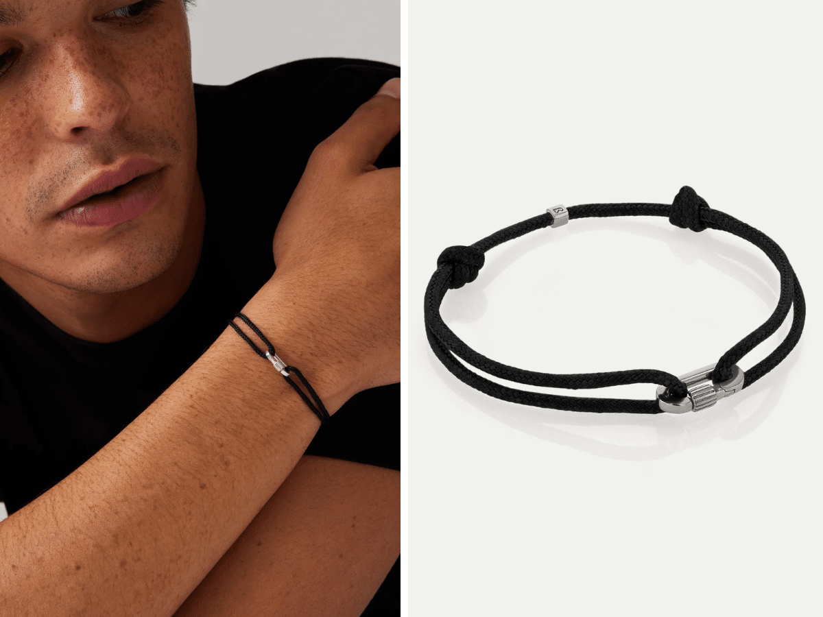 Sarah sebastian lock cord bracelet