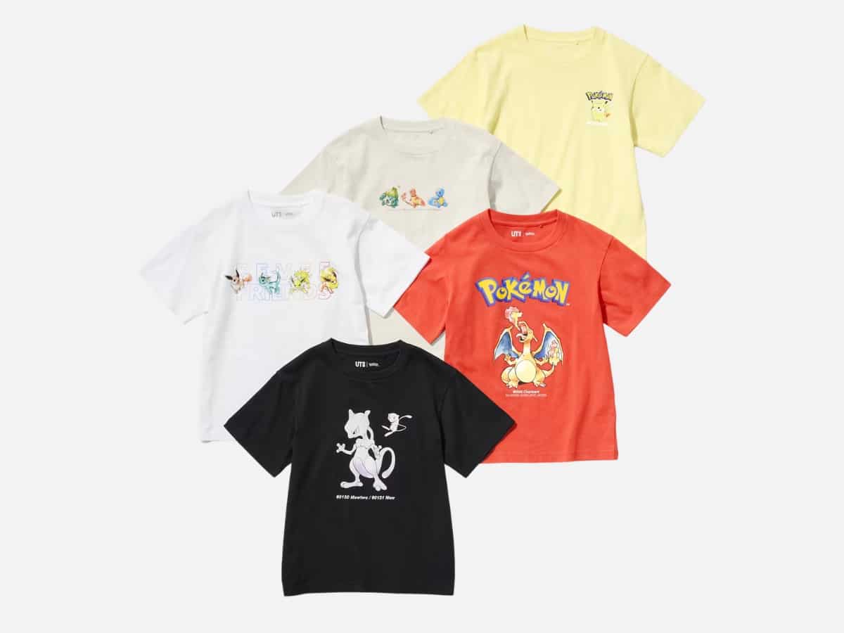 2026 uniqlo pokémon 30th anniversary ut collection 16