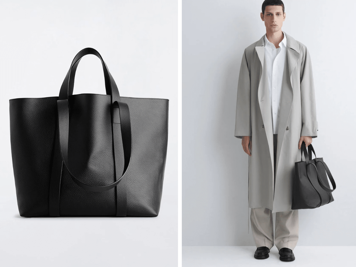 Cos tableau tote bag