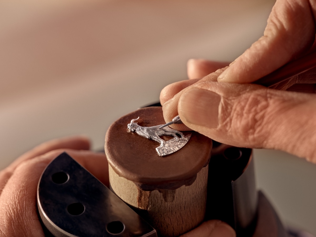 Vacheron constantin métiers d’art the legend of the chinese zodiac – year of the goat platinum