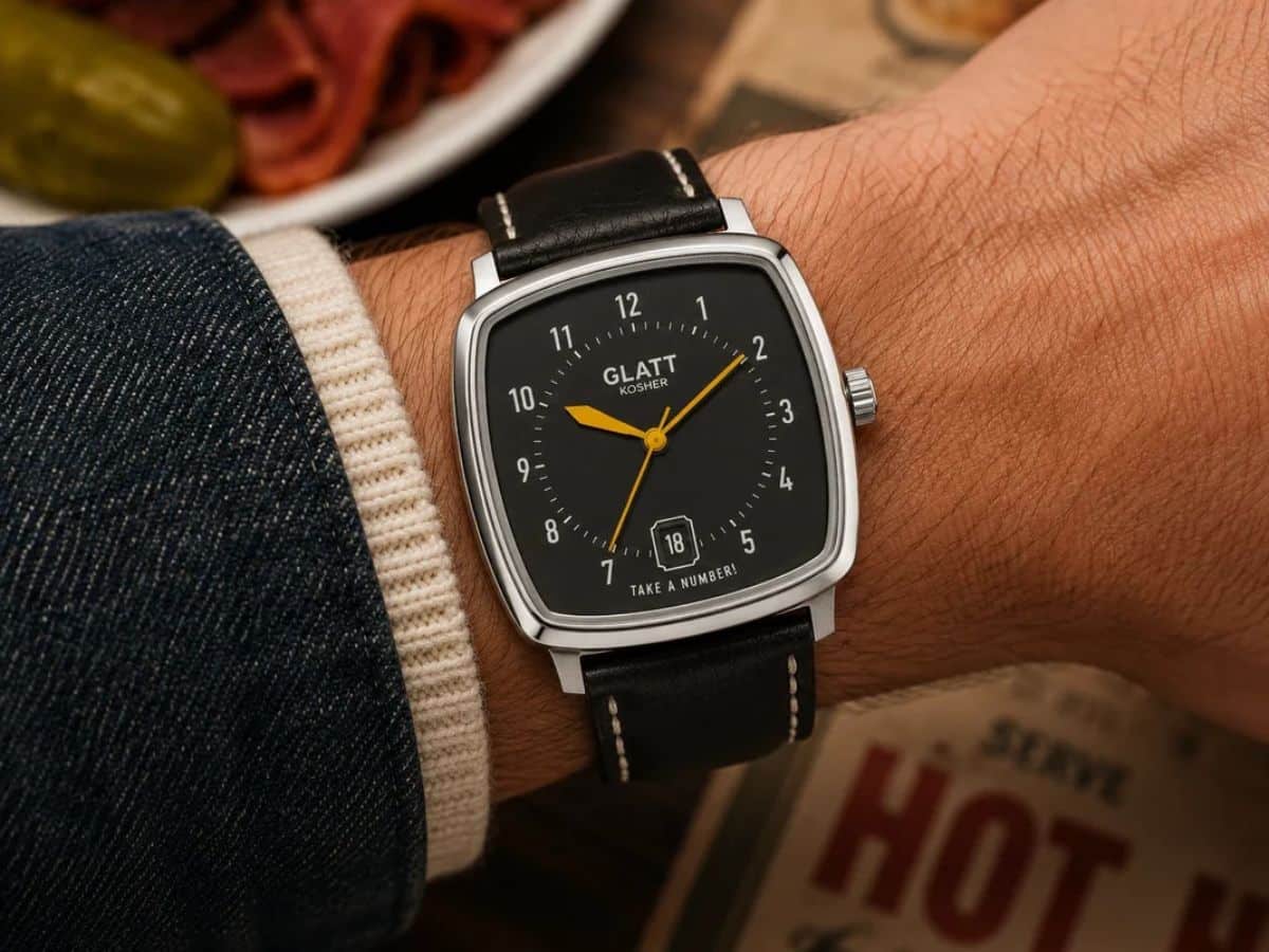 Glatt watches jewish deli inspired watches 12