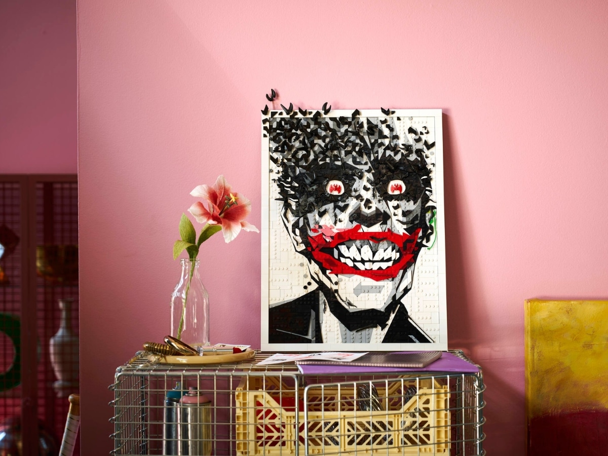 LEGO Turns Iconic Joker Comic Cover Into 1,849-Piece Art Set