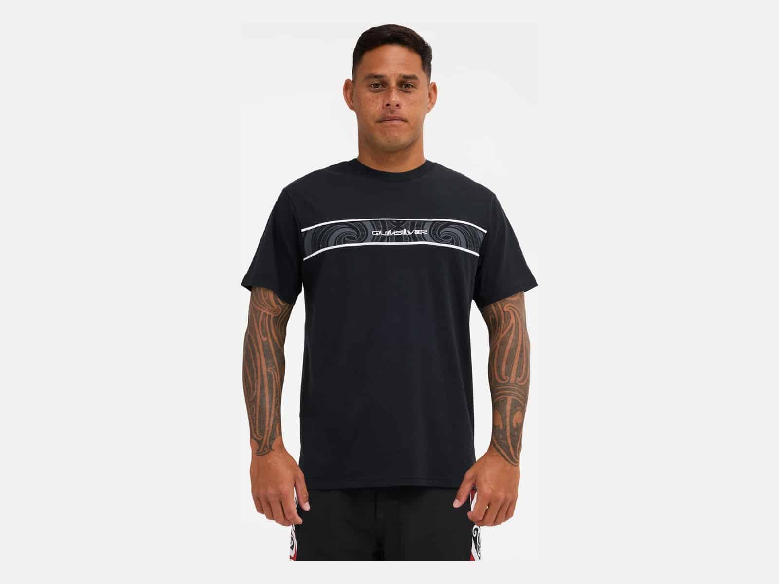 Quiksilver Takarangi Panel T-shirt in black