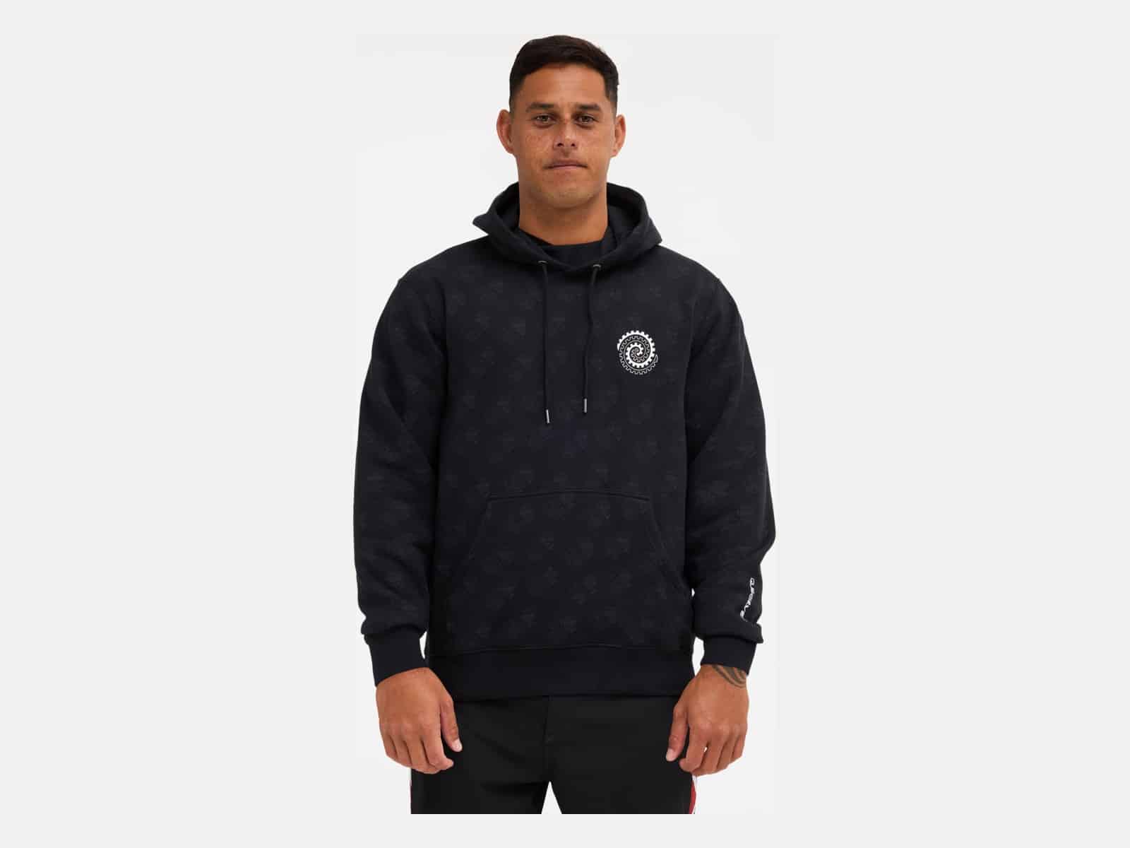 Quiksilver Tiki pullover hoodie in black