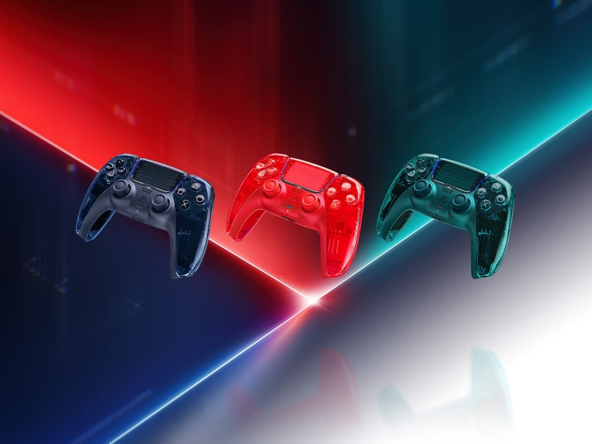 Prisim collection peer through dualsense controllers and ps5 console covers 1