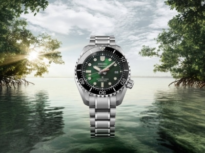 Seiko Goes Mangrove Diving With $5,700 Limited Edition Save the Ocean Deep Green Marinemaster