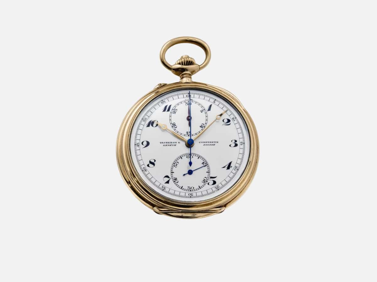 Vacheron constantin concours d'élégance horlogère - 1929 single pusher chronograph pocket watch