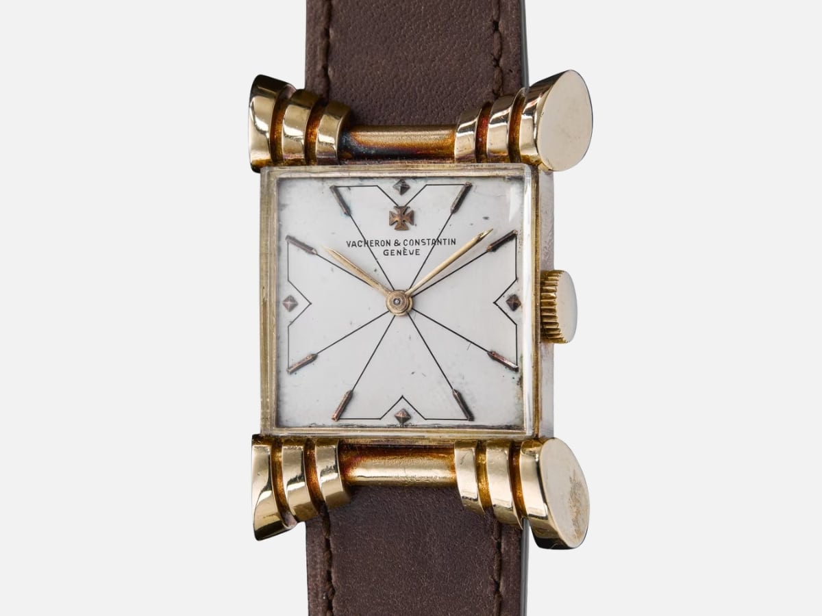Vacheron constantin concours d'élégance horlogère - 1952 ref 4695 'horn of plenty with ears' wristwatch