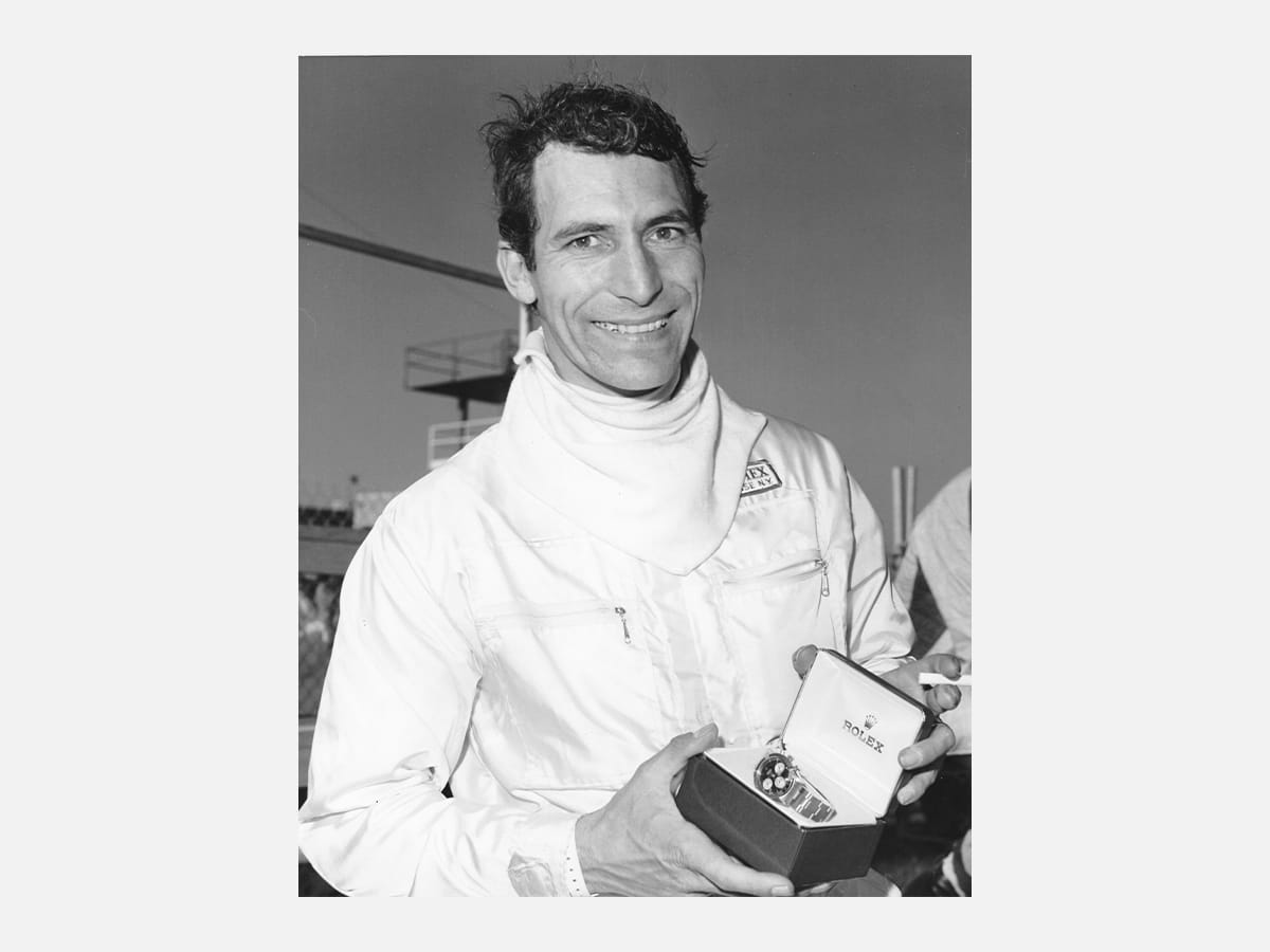 Vic elford with his race winning daytona