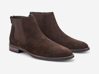 Slip Into Kenneth Cole's Tully Leather Chelsea Boots for Cushioned, Lace-Free Comfort
