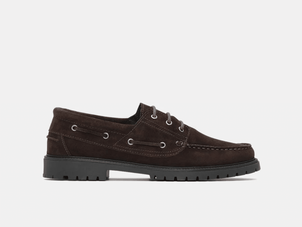 Les deux taylor oil suede boat shoes