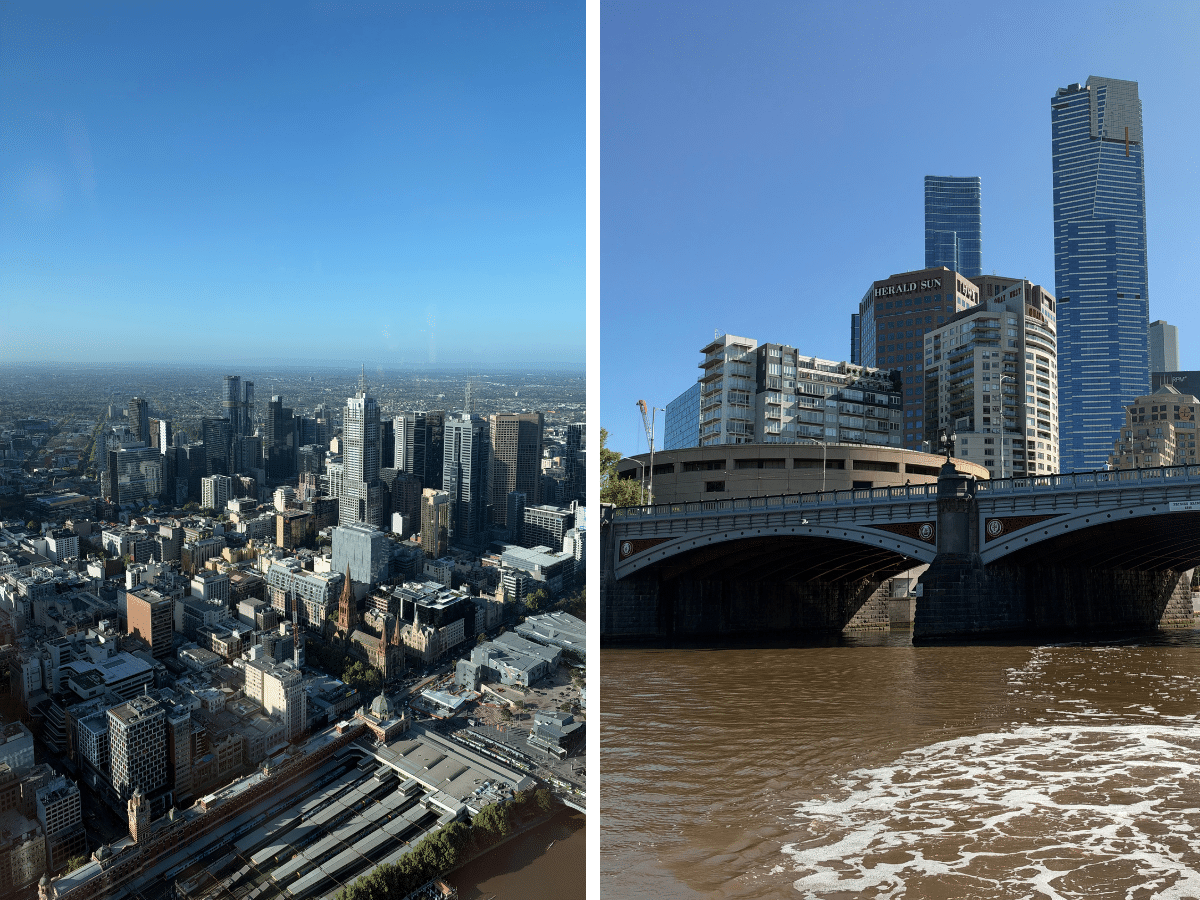 Melbourne sky walk and yarra river cruise