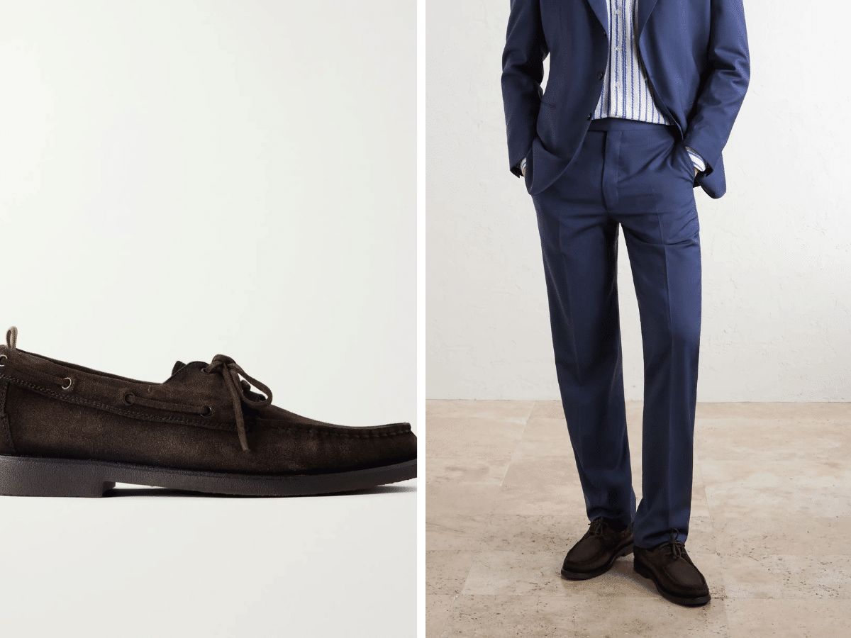 Officine creative balfron 002 suede boat shoes