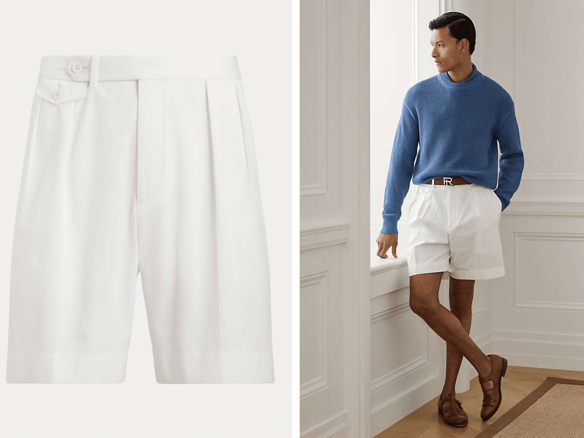 Ralph lauren hand tailored cotton gabardine short